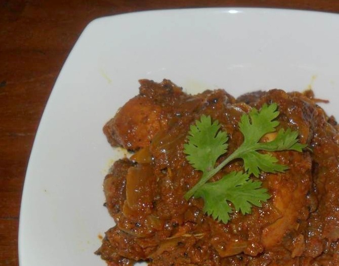 Chicken Vindaloo, Linu Freddy, Linuskitchen