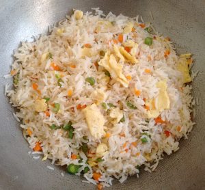 Egg Fried Rice, Linuskitchen, Linu Freddy