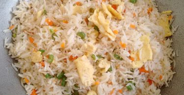 Egg Fried Rice, Linuskitchen, Linu Freddy