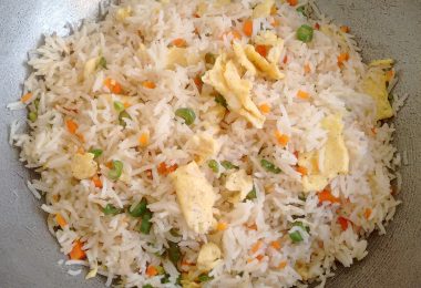 Egg Fried Rice, Linuskitchen, Linu Freddy