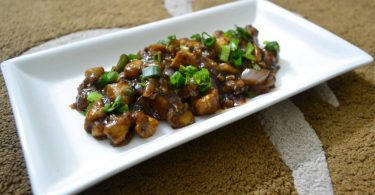 Mushroom Baby Corn Manchurian, Linu Freddy, Linuskitchen.com