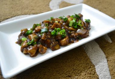 Mushroom Baby Corn Manchurian, Linu Freddy, Linuskitchen.com