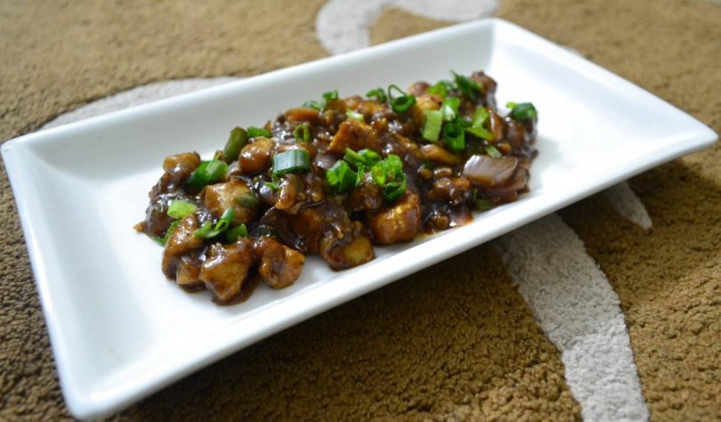 Mushroom Baby Corn Manchurian, Linu Freddy, Linuskitchen.com