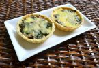 SpinachMushroomQuiche, Linu Freddy, Linuskitchen.com