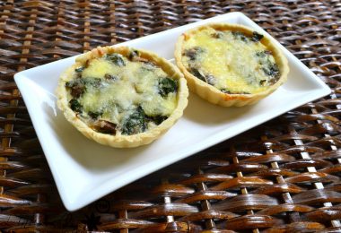 SpinachMushroomQuiche, Linu Freddy, Linuskitchen.com